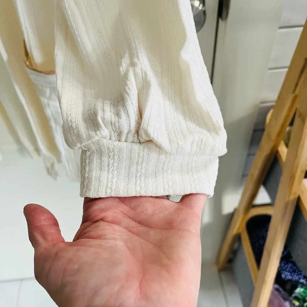 Blu Pepper Cream Knit 2pc Lounge Set - Picture 8 of 15